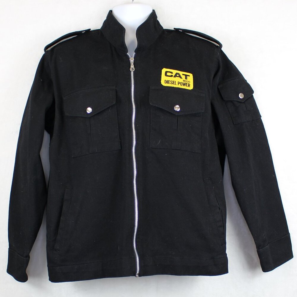 Vintage CAT Caterpillar Diesel Power Zip Light Jacket (L)